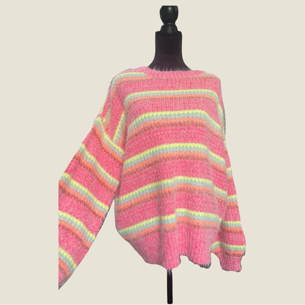 &Merci multicolored sweater! So soft! Size: Large - Picture 4 of 4